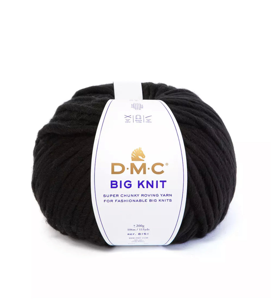 Big knit DMC lana - nero
